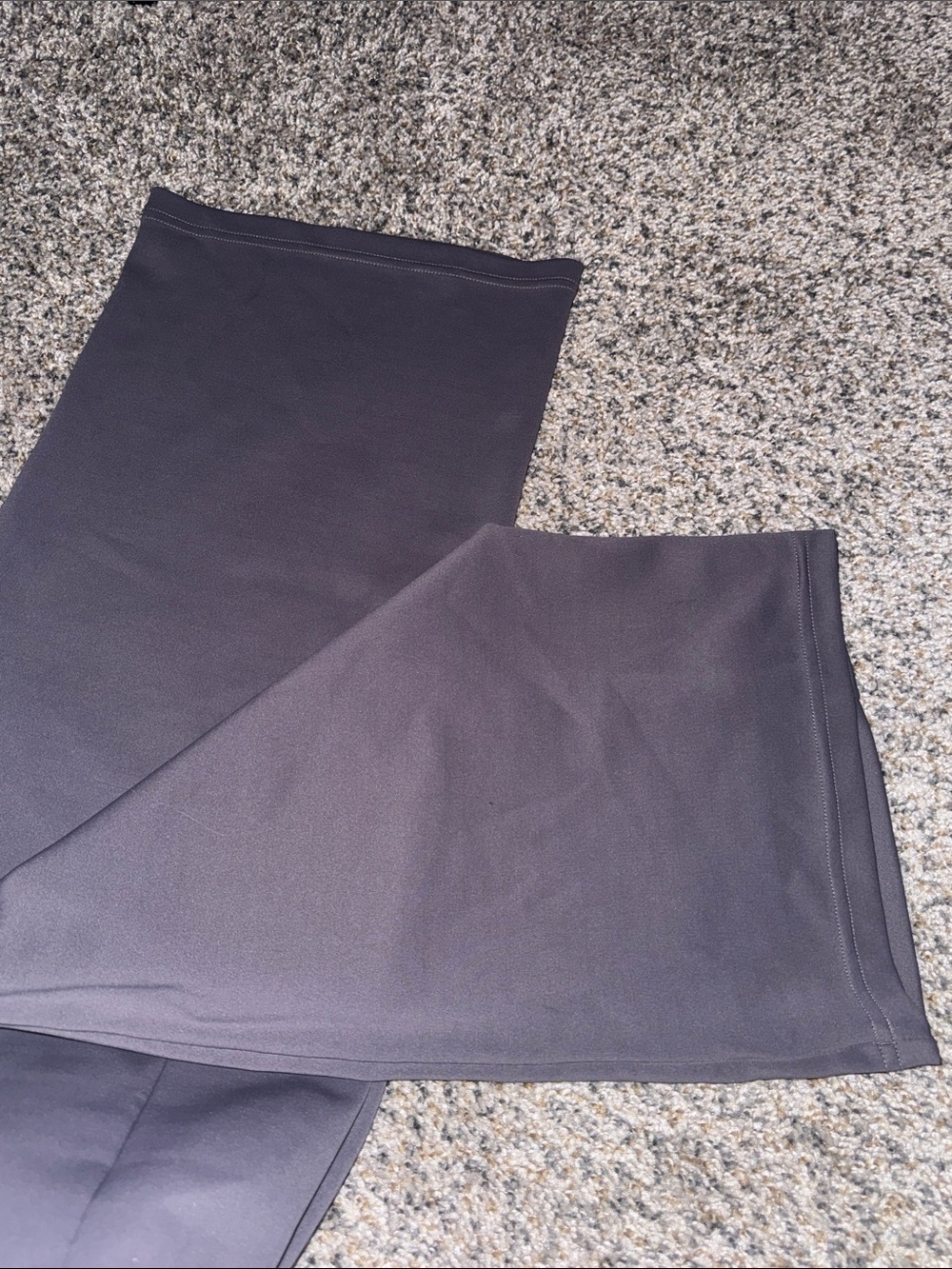 adidas Gray Wide-Leg Women's Pants with Subtle Logo - Picture 4 of 11